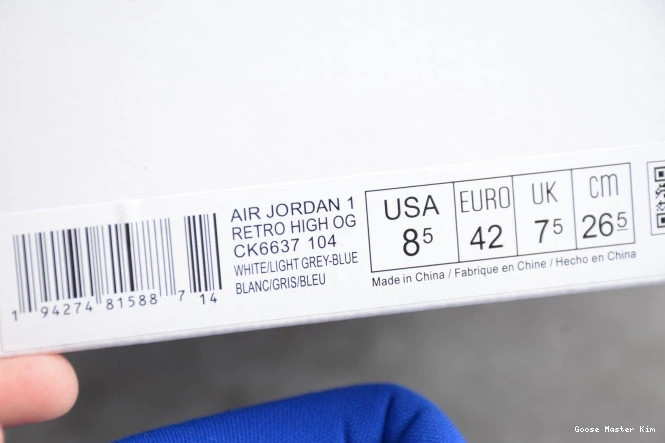 High Jordan Air Retro Zoom 1 Racer Blue White CK6637-104 0814